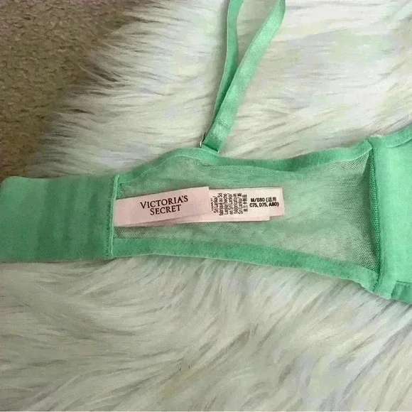 Victoria's Secret Dream Angels Mint Lace Bralette Medium - Picture 6 of 8